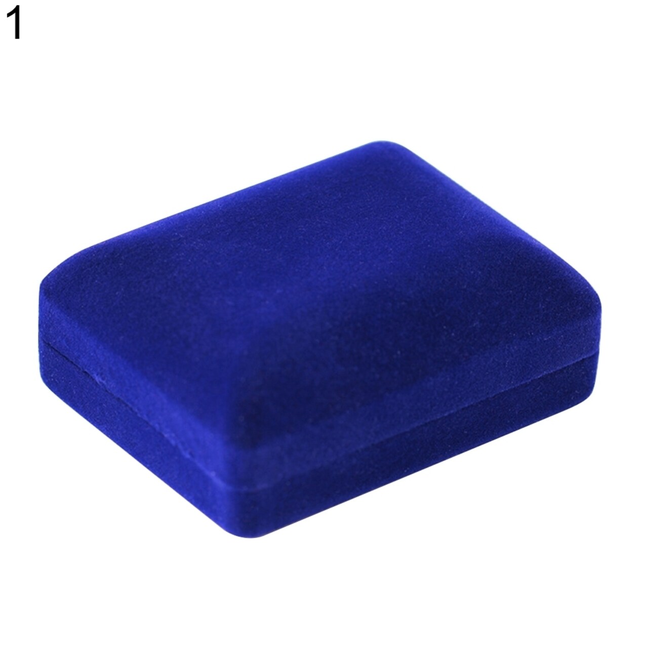 Heart Square Velvet Necklace Earrings Ring Storage Case Jewelry Display Gift Box